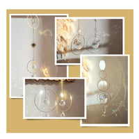 Attrape Soleil Cristal avec Prisme et Boule à Facette | Suncatcher DIY