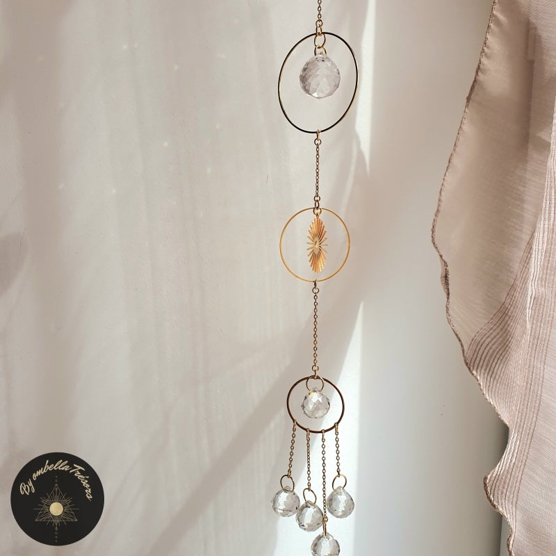 Attrape-soleil En Cristal – Lot De 3 Pendentifs Arc-en-ciel – Décoration Fenêtre, Jardin, Noël, Mariage – Effet Lumineux