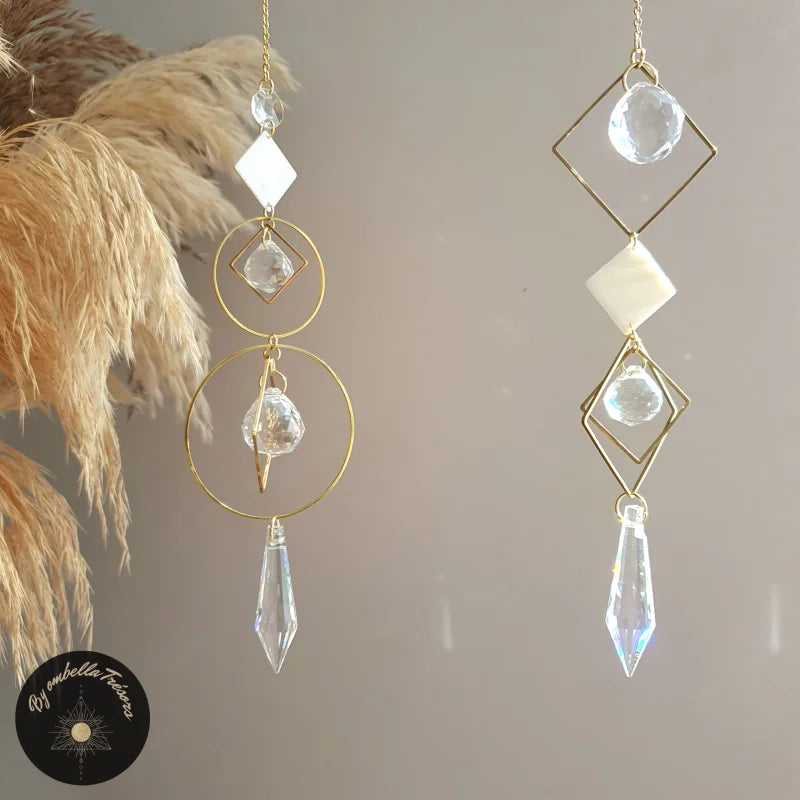 Attrape-Soleil à Poser Stella - Harmonie Feng Shui, Cristal Et Laiton Pour Illuminer Votre Intérieur