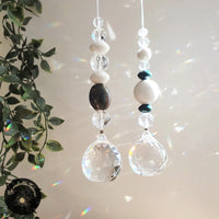 Duo de Suncatchers Bohème Cristal Perle - AZUR - Attrape
