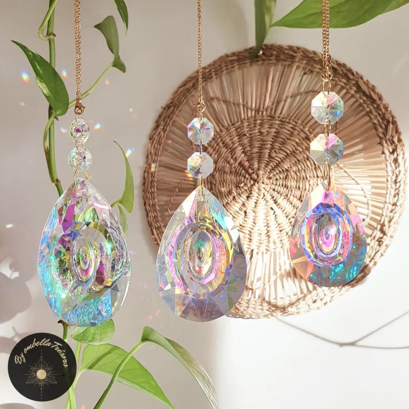 Attrape-Soleil Chat En Cristal – Suncatcher Pendentif Chat Mignon Pour Fenêtre, Arc-en-Ciel Magique !