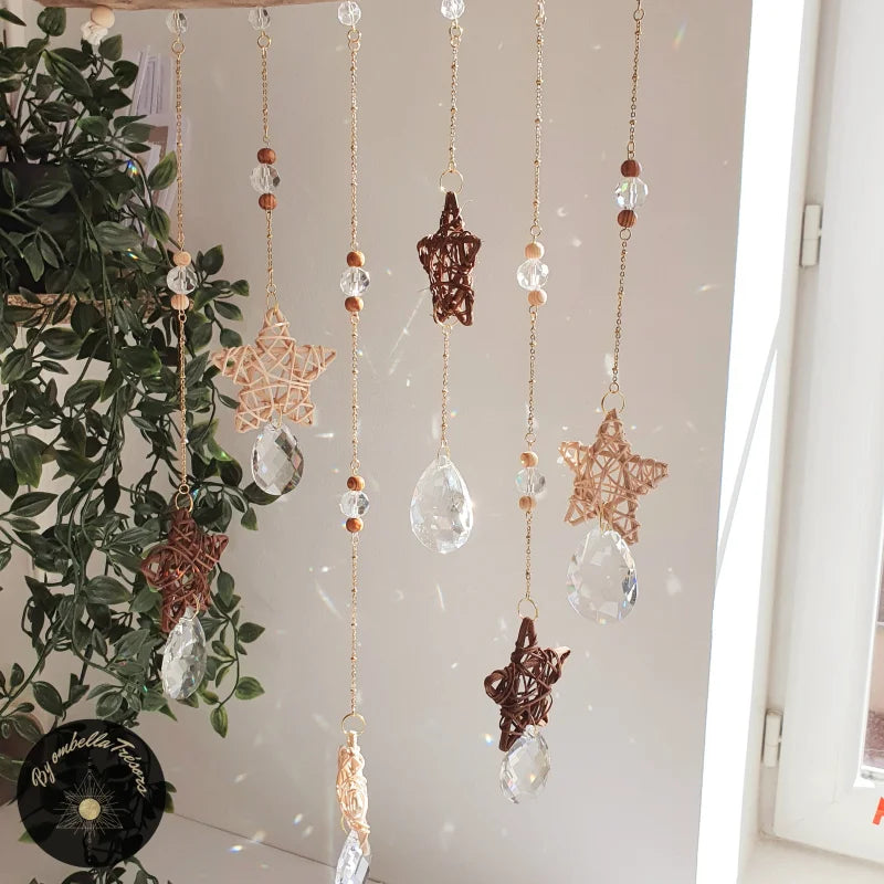 Kit De 9 Chaînes Et Crochets Pour Attrape-Soleil – Libellule, Hibou, Oiseau – Décoration Jardin & DIY