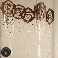 Suncatcher Chakra Bois Cristal