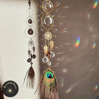 Suncatcher Feng Shui Plumes de Paon - LUCKY