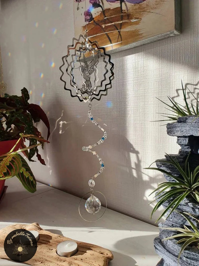 MWOOT 3 Pièces 5D Attrape-Soleil en Cristal,DIY Diamant Peinture Carillon à  Vent,Diamond Painting Wind Chimes Pendentif pour Fenêtre Cour Jardin  Décoration (Lune + Coeur + Mandala) : : Jardin