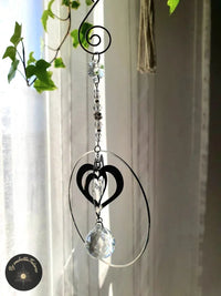OFFCUP Attrape-soleil En Cristal, 3 Pièces Prisme Arc-en-ciel, Attrape- Soleil, Attrape-soleil Arc-en-ciel, Carillon éolien Pour Fenêtre, Chambre, Jardin, Bureau, Fête, Mariage, Saint-Valentin