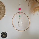 Attrape-soleil Flocon De Neige Suspendu En Cristal, Carillons éoliens, Chaîne En Cristal Pour Fenêtre, Arbre De Noël, Décoration De Jardin De Maison