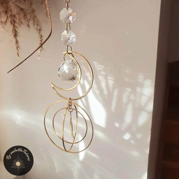 Attrape-soleil En Cristal Design Minimaliste Décoration D'intérieur Bohème  Cadeau Femme Suncatcher Bohème Feng Shui 