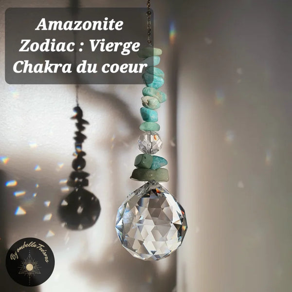 Attrape-Soleil Grosse boule Feng Shui en cristal -