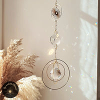 Attrape-Soleil, icyant Attrape-rêves en Cristal Suspendus de Prisme de  Boule de Verre Transparent Multicolore pour la Maison la fenêtre de  Jardin,Cadeaux pour filles