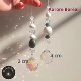 Duo de Suncatchers Bohème Cristal Perle - AZUR - Aurore