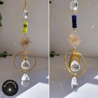 Mini Suncatcher Pierres Heishi Naturelles - LYRA - Attrape