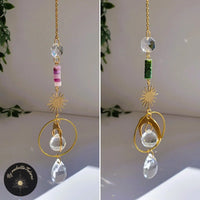 Mini Suncatcher Pierres Heishi Naturelles - LYRA - Attrape