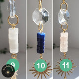 Mini Suncatcher Pierres Heishi Naturelles - LYRA - Jade