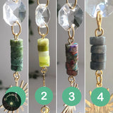 Mini Suncatcher Pierres Heishi Naturelles - LYRA