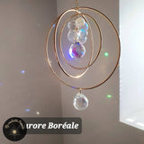 Mobile Chic Boule de Cristal à Facettes - GRAPEVINE Aurore