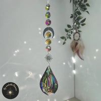 Mobile Cristal Goutte Colorée 75mm - Attrape Soleil