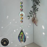 Mobile Cristal Goutte Colorée 75mm - Attrape Soleil