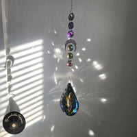 Mobile Cristal Goutte Colorée 75mm - Attrape Soleil