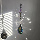 Mobile Cristal Goutte Colorée 75mm - Attrape Soleil