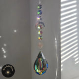 Mobile Cristal Goutte Colorée 75mm - Attrape Soleil