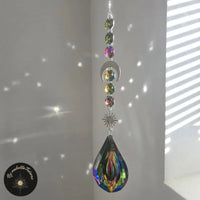 Mobile Cristal Goutte Colorée 75mm - Attrape Soleil