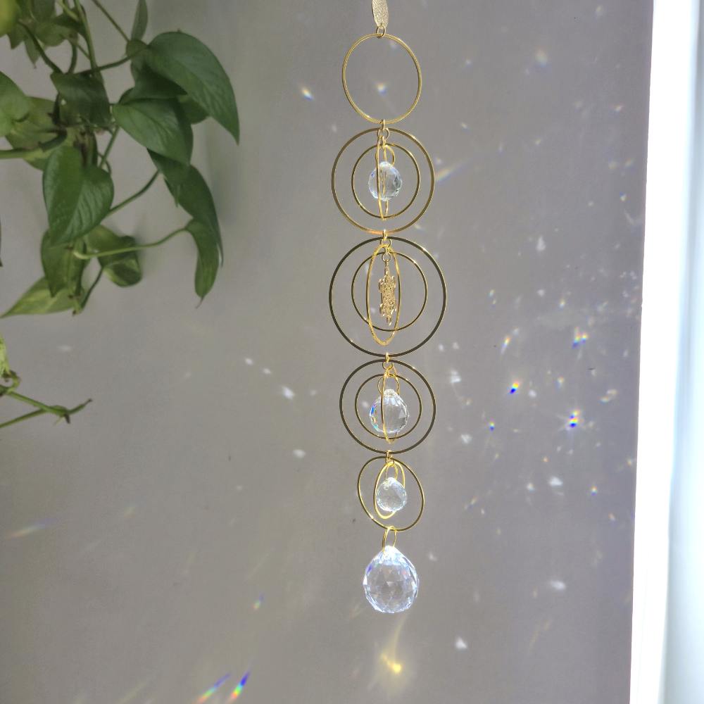 Ilclviz Attrape-soleil En Cristal à Suspendre Avec Chaîne - Boules De