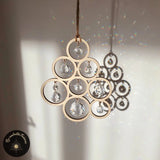 Suncatcher Artisanal Cristaux D’Energie et Bois - ANTARES