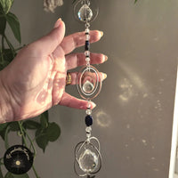 Suncatcher Cristal Coeur en Bois - ASTRAYA - Attrape Soleil