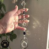 Suncatcher Cristal Coeur en Bois - ASTRAYA - Attrape Soleil