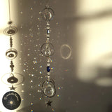 Suncatcher Cristal Coeur en Bois - ASTRAYA - Attrape Soleil