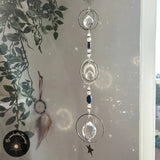 Suncatcher Cristal Coeur en Bois - ASTRAYA - Attrape Soleil