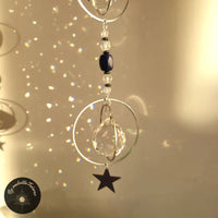 Suncatcher Cristal Coeur en Bois - ASTRAYA - Attrape Soleil