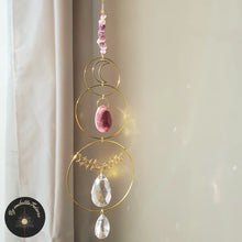 Suncatcher Cristal de roche et Cristal à Facettes