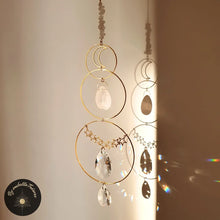 Suncatcher Cristal de roche et Cristal à Facettes