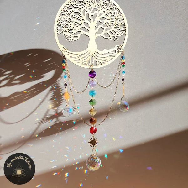Attrape Soleil Cristal 2 Pièce Attrape Soleil, Suspendu Suncatcher, Breloque En Décoration Chambre Ambiance Lumineuse