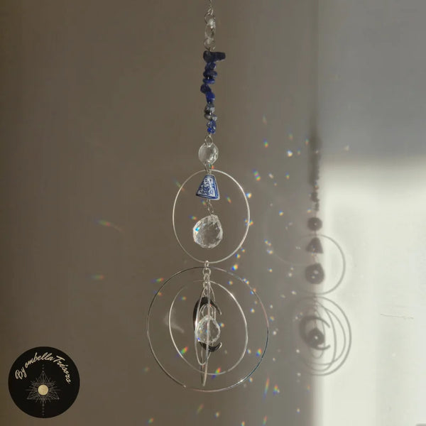 Suncatcher Lapis Lazuli Lune
