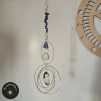 Suncatcher Lapis Lazuli Lune - Attrape Soleil