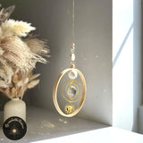 Suncatcher Mobile Bois et Couleur Pastel - RONDO - Brut