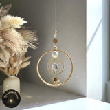 Suncatcher Mobile Bois et Couleur Pastel - RONDO