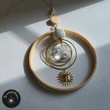 Suncatcher Mobile Bois et Couleur Pastel - RONDO