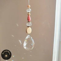 Suncatcher Perle de Grès Boule de Cristal - KELIBIA