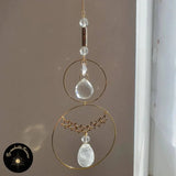 Suncatcher Pierre de Lune et Cristal à Facettes - SHOOTING