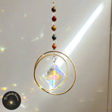 Suncatcher Suspension de Perles de grès Multicolores -