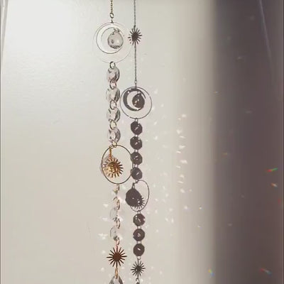 20x Attrape-Soleil Cristal Prisme - Suncatcher Fenêtre, Décoration Arc-en-Ciel, DIY K9