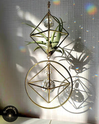 Prismes en cristal, attrape-soleil arc-en-ciel à suspendre, 8,9 cm